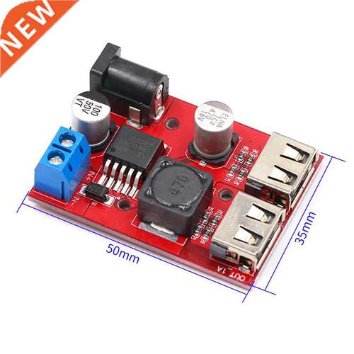 LM2596 LM2596S Dual USB DC-DC 9V 12V 24V 36V to 5V 3A Step