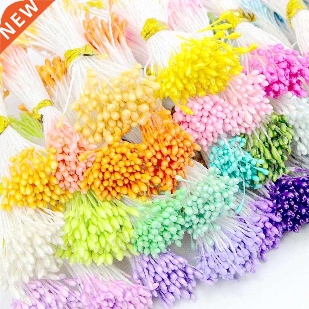 900pcs/lot Random Mixed Double Heads  Artificial Mini Pea