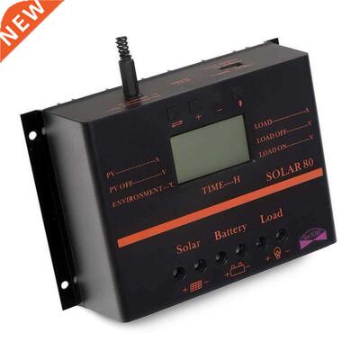 80A PWM Panel Charge Controller 960W/1920W + Extension Cable