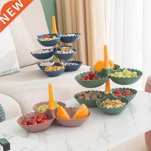 European-Style Rotating Fruit Trays Kitchen Food Storage