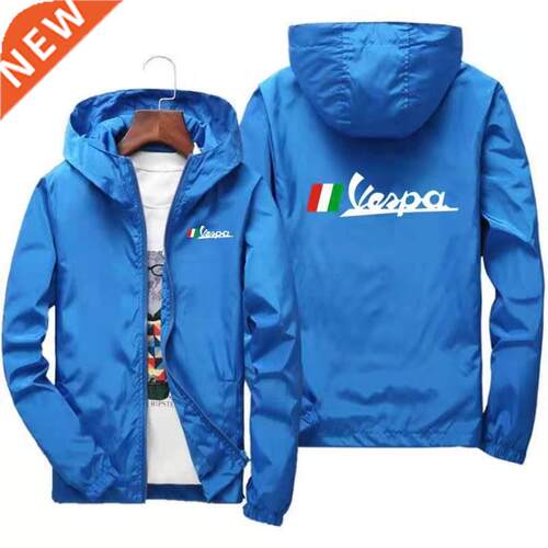 2022 Summer Vespa Battery Car Car LogoNew Casual Bomber Jac