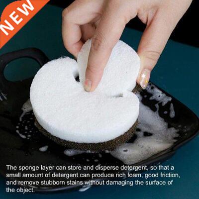 4Pcs/Set Highly efficient Scouring Pad Dish Cloth Cleaning