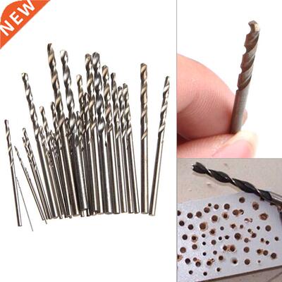 28Pcs Mini Micro HSS Twist Drill Bits Set Metric Sizes 0.3-3