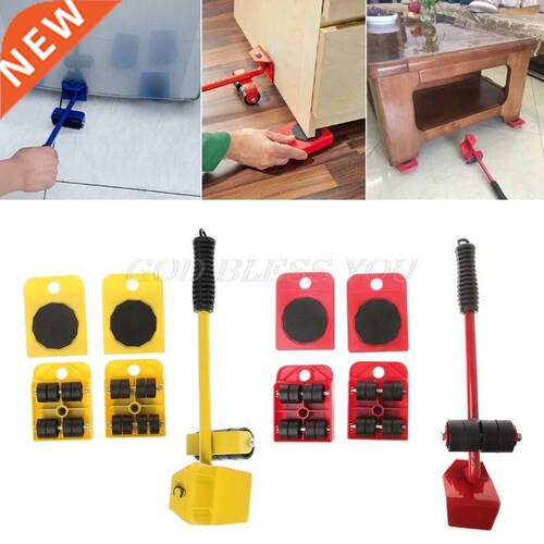 5Pcs Furniture Transport Roller Set Removal Lifting Moving T