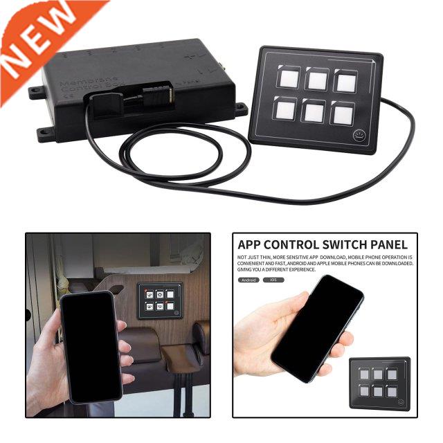 6 Pin Film Button Touch Screen LED Switch Panel, IP67 Fit fo