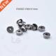 9.5 chrome 10pcs steel shipping F69ZZ Free Flange 4mm