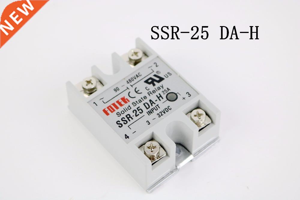 90-480VAC to 3-32VDC 25A SSR-25DA-H Solid State Relay Module