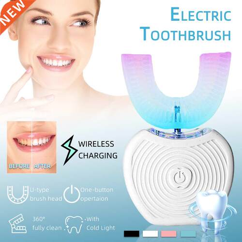 360 Degrees U Electric Toothbrush Wireless USB Rechargeable