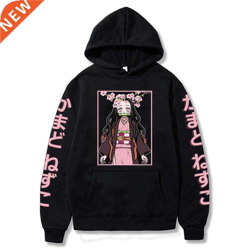 Anime Demon Slayer Hoodies Kamado Nezuko Kimetsu No Yaiba Sr