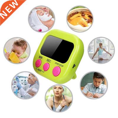 1PC Digital Kitchen Timer Magnetic Backing Stand Countdown A