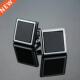 new black box Classic French Cufflinks weddi men