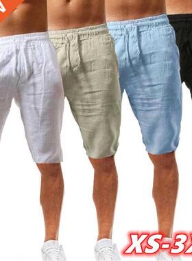 2021 Summer New Style Men's Casual Sports Cotton and Linen C