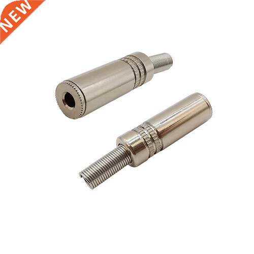1/2Pcs Metal 1/8 nch 3.5mm Jack 3 Pole Female Stereo Audo