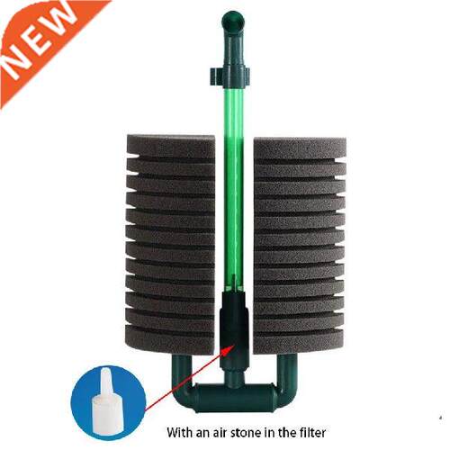 With Air Stone Sponge Filter for Aquarium Fish Tank Air