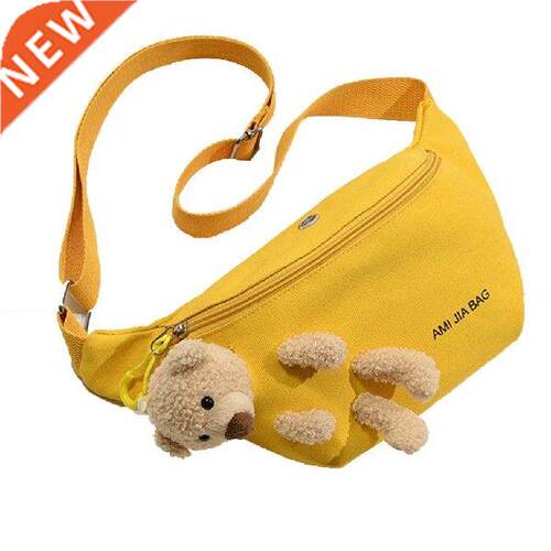 Cute Small Bag Female Bear Chest Bag Harajuku Student