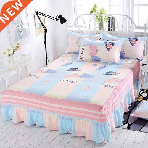 Bed cov bed skirt bed single 1.5 mets bed hat Princess