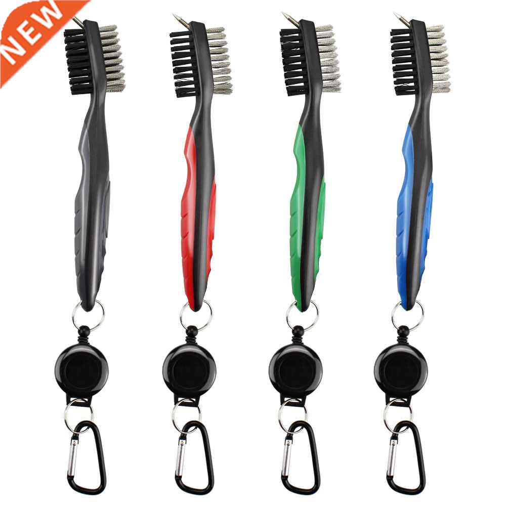 Golf Club Brush Golf Groove Cleaning Brush 2 Sided Golf Putt