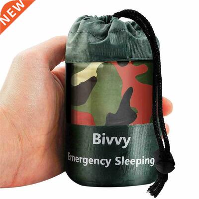 Camouflage Waterproof Emergency Sleeping Bag First Aid