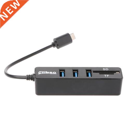 Port USB 2.0 Hub USB .1 Type C Cable OTG SD/TF Card Reade