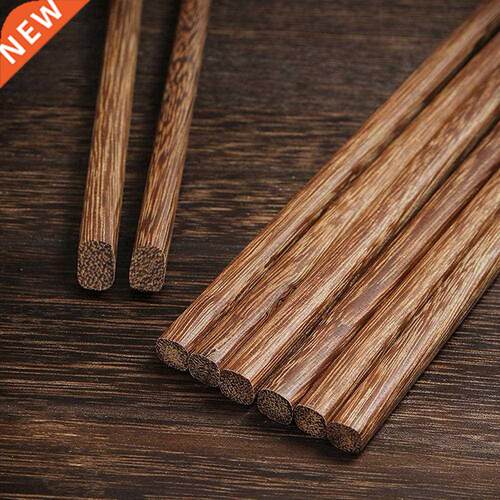 10 Pairs Wooden Unpainted High Temperature Resistant