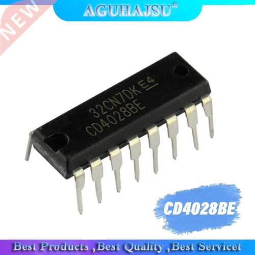 10PCS CD4028E DIP16 CD4028 DIP new Decimal decoder