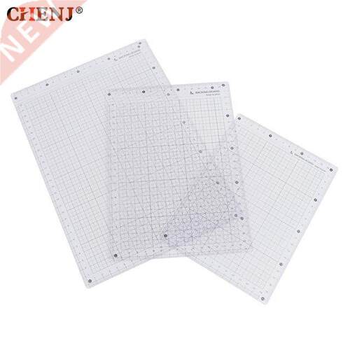 Transparent Ruler Board A4 A5 Students Writing Desk Pad PVC