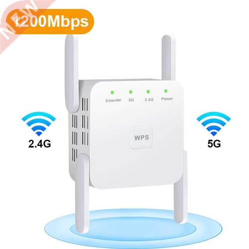 Wireless WiFi Repeater Wi Fi Booster 2.4G/5Ghz Wi-Fi Amplifi