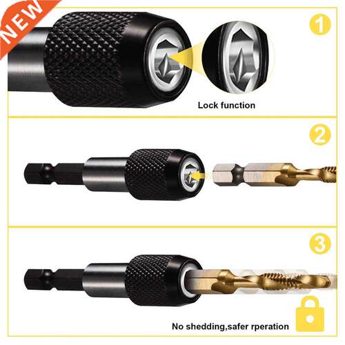 Combination Drill Tap Bit Set HSS Screw Thread Metric Tappin