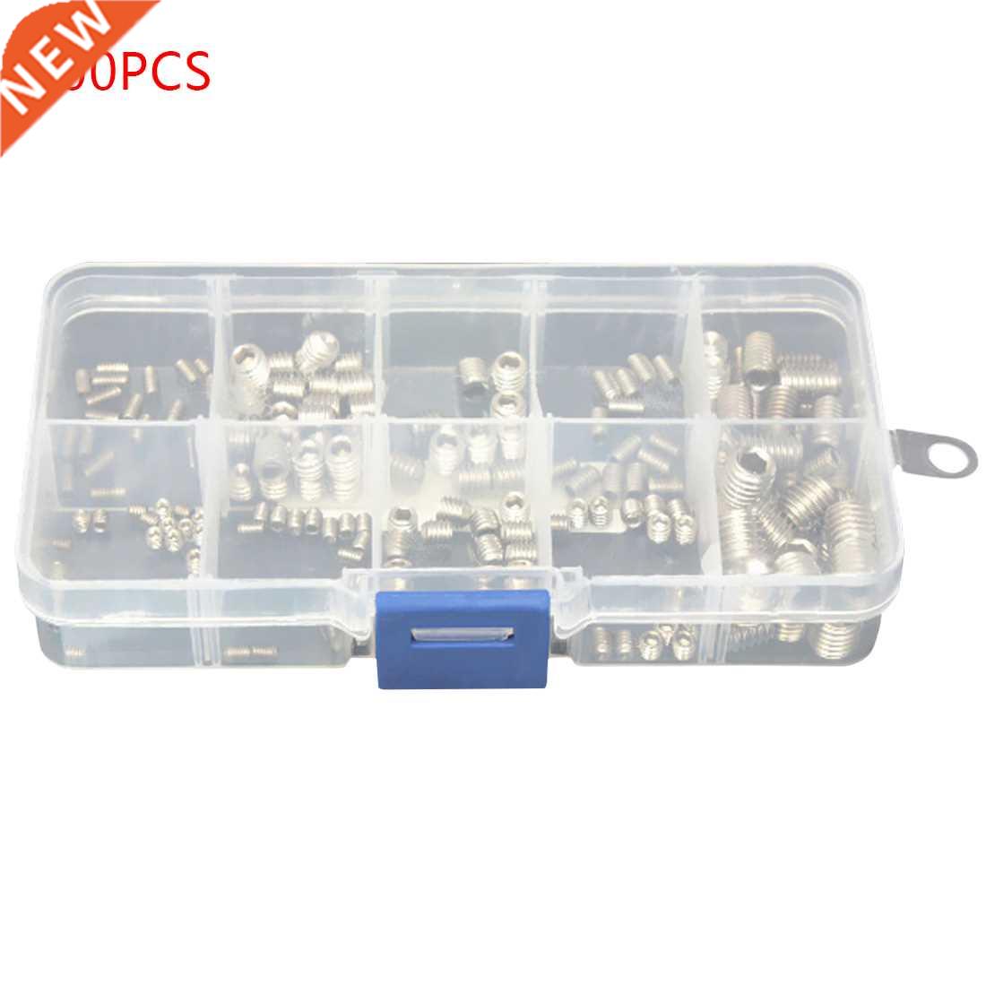 200pcs Socket Hex Set Grub Screws Assortment Cup Point M/M4