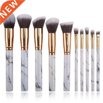 10Pcs Makeup Brushes Tool Set Soft Fluffy Cosmetic Powder