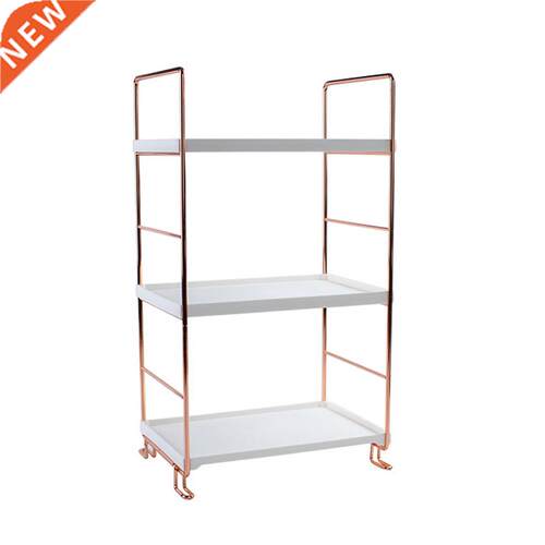 Bathroom Organizer Shelf Plastic Storage Rack Adjustable