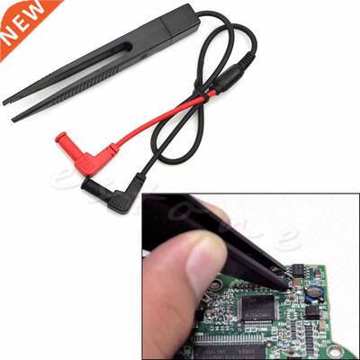 SMT SMD Chip Test Clip Lead Probe Multimeter Meter Tweezer C