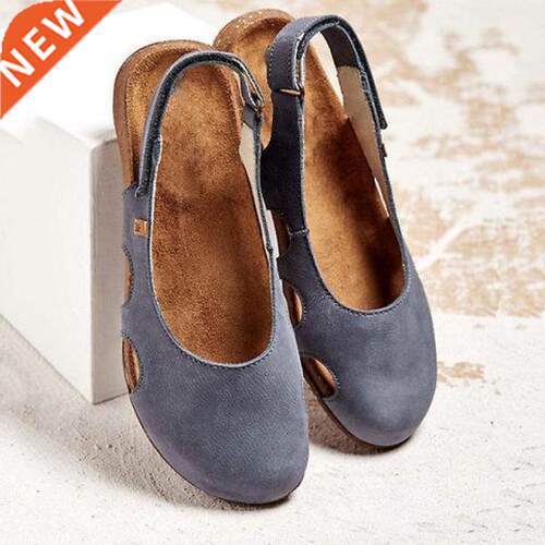 Summer Women Sandals Wedges 2021 New Fashion Casual Buckle H