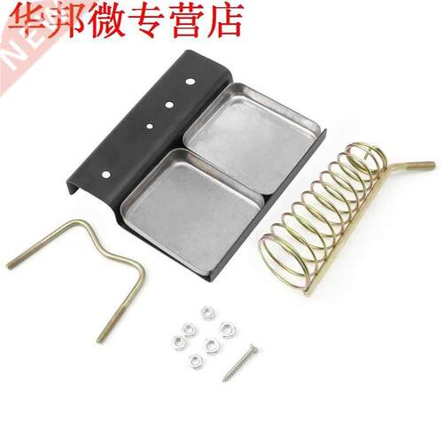1Pc Doule Metal ase Soldering Iron Gun Holder Stand Mount