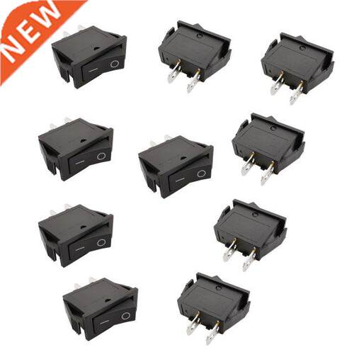 10Pcs KCD3 Rocker Boat Switchs 2 Pin AC 16A/250V 20A/125V Po