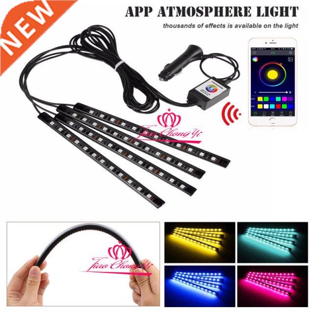 4strip 12 LED Car Atmosphere RGB Phone App Music Control Str