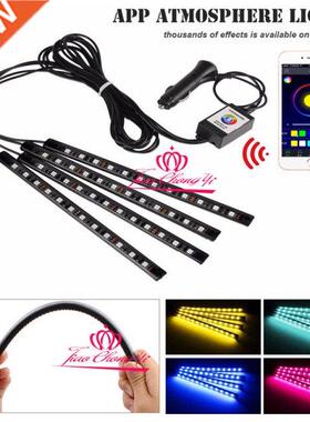 4strip 12 LED Car Atmosphere RGB Phone App Music Control Str