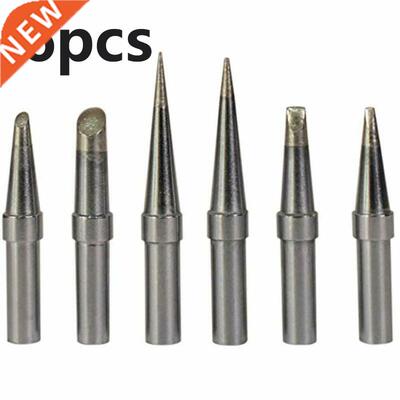 6Pcs ET Soldering Iron Tips ETA/ETC/ETBB/ETDD/ETS/ETO Copper
