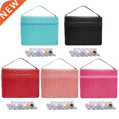 84 Bottles PU Leather Diamant Diamond Painting Accessories