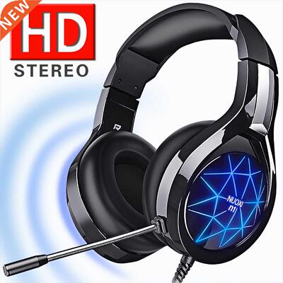 Gaming Headset Headphones Surround Sound Stereo Game Earphon