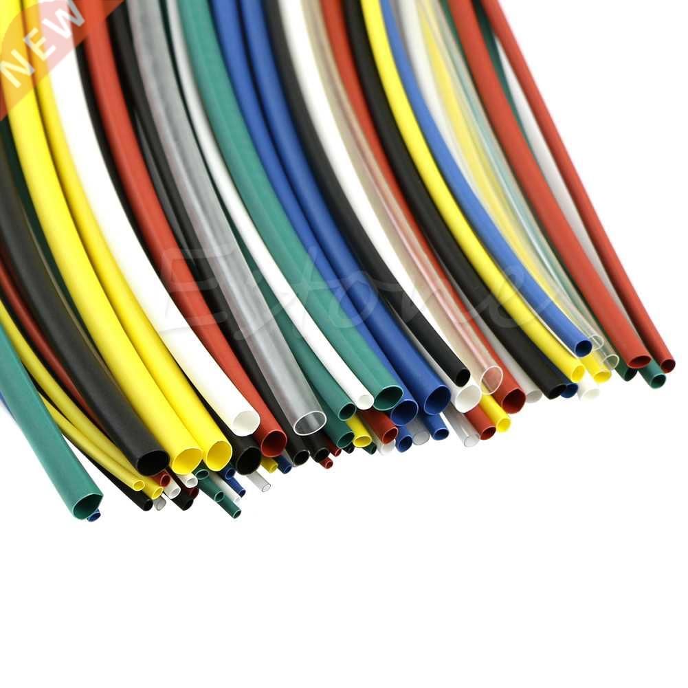 1set 70pcs 5 Size Assortment 2:1 Heat Shrink Tubing Tube Sle