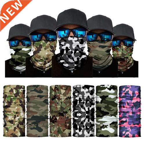 Camouflage Bandanas Seamless Balaclava Magic Scarf Neck Warm
