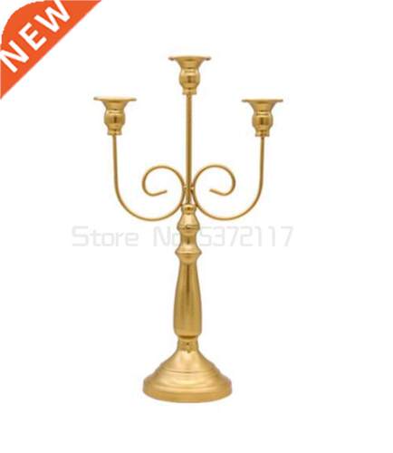 European yle light luxury candle holder retro metal