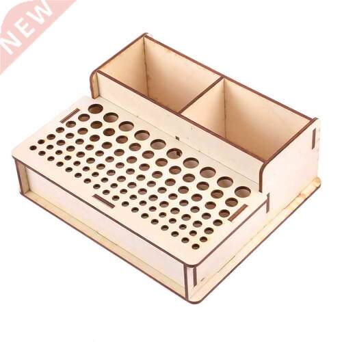 Wood Leather Craft Tools Holder Rack Stand Leather