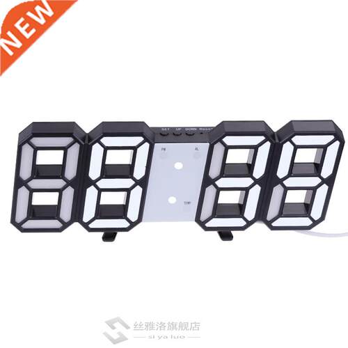 Anpro 3D Large LED Digital Wall Clock Date Time Celsius Nigh