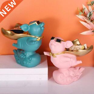 Vintage Style Cute Sculpture Bracelet Keys Coin Vanity Tray