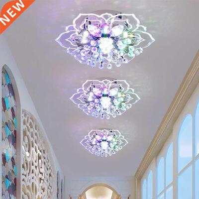 Modern LED Crystal Ceiling Light For Hallway Living Room Lam