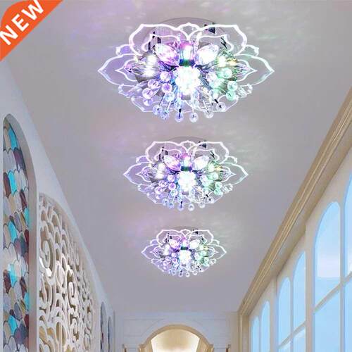 Modern LED Crystal Ceiling Light For Hallway Living Room Lam