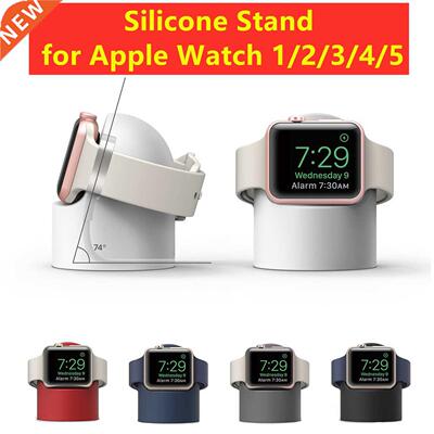 Silicone Stand for Apple Watch Series 6 SE 5 4 3 2 1 Desk Ho