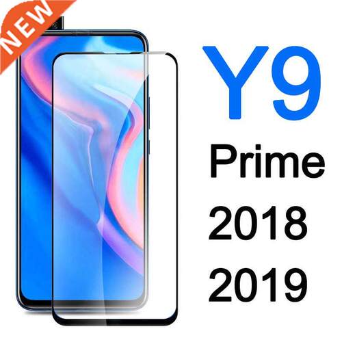 *huawei Y9 Prime protective glass on Y 9 2019 2018 screen pr